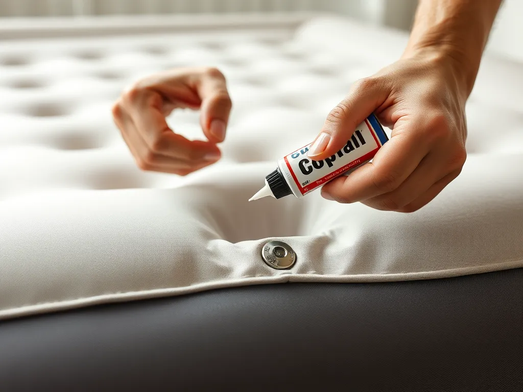 Jak skleić materac dmuchany na zgrzewie?