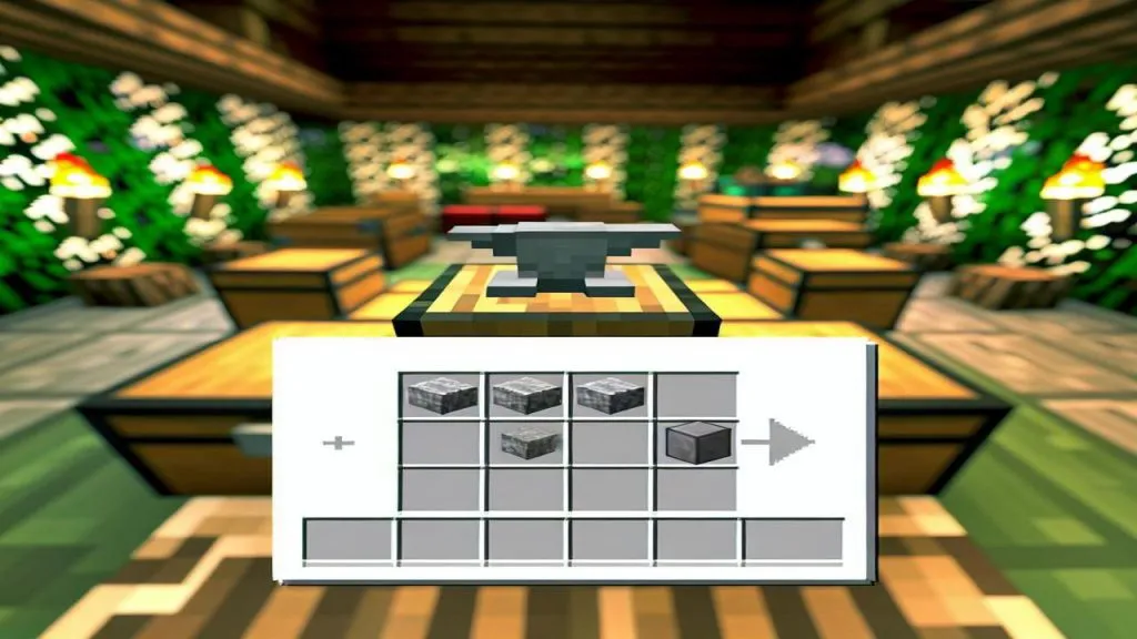 Jak zrobić kowadło w Minecraft?