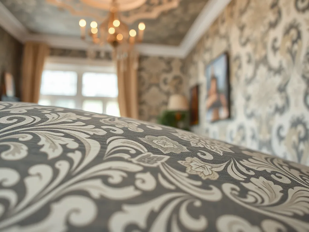 Tapeta do sufitu czy niżej?