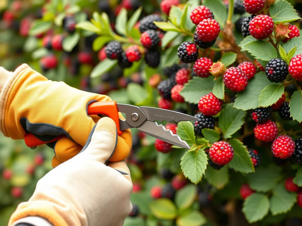 Jak przycinać jeżynę bezkolcową?