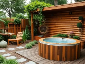 Balie ogrodowe drewniane