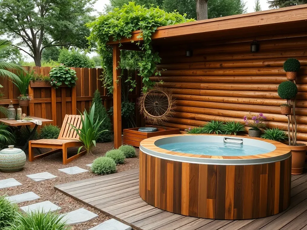 Balie ogrodowe drewniane